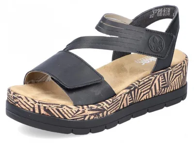 Immagine prodotto di Rieker sandalo donna nero, Colore:nero, Taglia UE:40