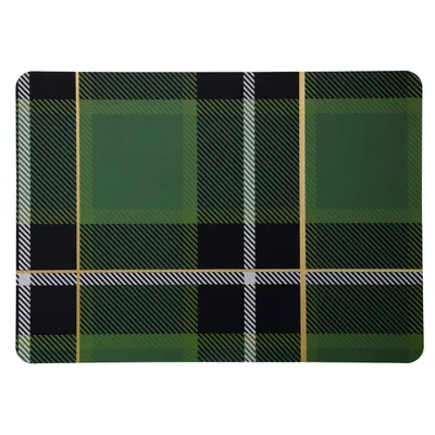Obrázok produktu pre ASA Tischset, Tartan grün  46 x 33 cm, leather optic
