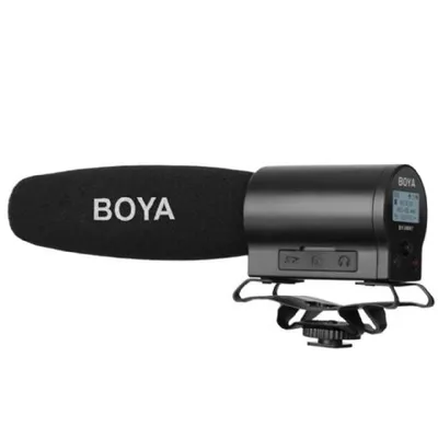 Produktbild von Boya Mini-Kondensatormikrofon BY-DMR7 mit Rekorder