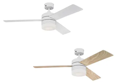 Obrázok produktu pre Stropný ventilátor Alta Vista White 122 cm s LED osvetlením a diaľkovým ovládaním