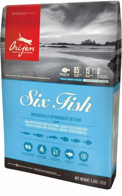 Produktbild von ORIJEN Six Fish Cat - trockenfutter für Katzen - 5 4kg