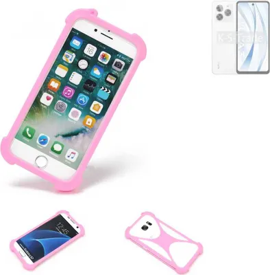 Produktbild von K-S-Trade Handy Hülle kompatibel mit Lava Yuva 3 Schutz Hülle Bumper Silikon Schutz Hülle Cover Case Silikoncase Silikonbumper TPU Softcase