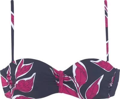 Produktbild von LASCANA Bügel-Bandeau-Bikini-Top Cataleya marine-bedruckt Größe 34 Cup C