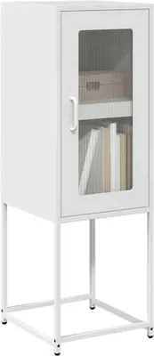Produktbild von vidaXL Sideboard Weiß 36x39x107 cm Kaltgewalzter Stahl
