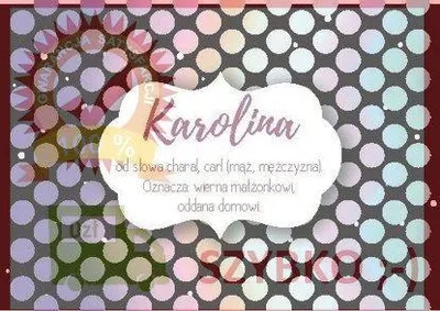 Productafbeelding van Magnes Imiona - Karolina - Szaron