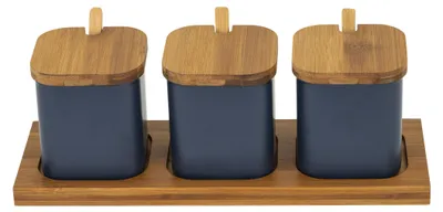 Image de Verres HI Servier, ensemble de 4 pièces, bleu/naturel