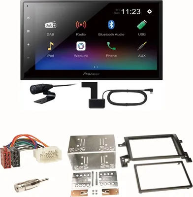 Produktbild von Pioneer DMH-A340DAB Digitalradio Bluetooth Einbauset für Suzuki Grand Vitara JT