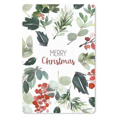 Produktbild von MuchoWow® Mauspad Mousepad Weihnachten - Zitat - Aquarell 18x27 cm - Mousepads - Maus Mat - Pad - Mausunterlage