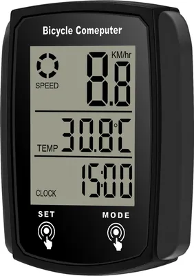 Produktbild von Kabelgebundener Fahrradcomputer 19 Funktionen Touch Bike Geschwindigkeitsmesser Kilometerzähler Wasserdicht Fahrradcomputer mit Hintergrundbeleuchtung