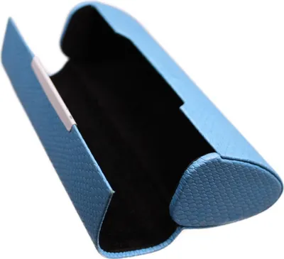 Produktbild von Blaues Sahra Hartschalen Brillenetui 155x40x60 mm für Lesebrillen und Brillen