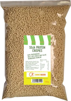 Produktbild von Soja Protein Crispies 60% 1000g - von Zimmermann Sportnahrung