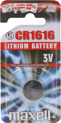 Produktbild von CR1616 Lithium Batterie IEC CR1616 mit 3 Volt und 55mAh