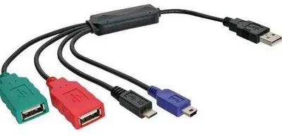Produktbild von InLine 33294V, USB 2.0, 480 Mbit/Sek, Schwarz, Windows Mac OS