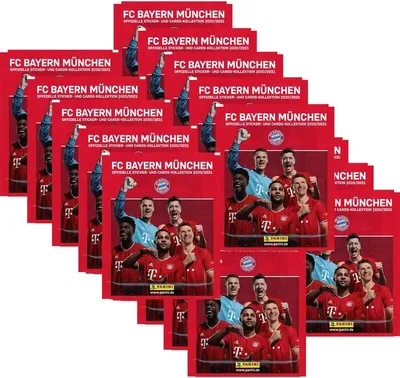 Produktbild von Panini - FC Bayern München - Sticker- und Cards-Kollektion 2020/2021 - 20 Tüten