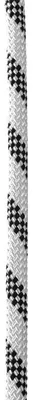 Edelrid Performance Static 12.0 mm Statikseil; weiß mit schwarzen Mustern; geeignet für Klettern.