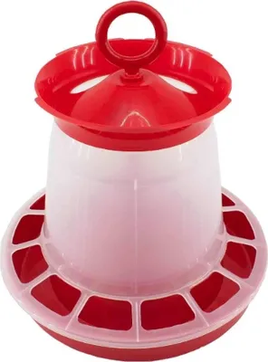 Zdjęcie produktu dla Karmnik dla kurcząt plastikowy ¤33x36cm 9L z zawiasem