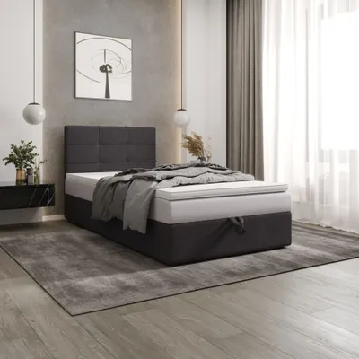 Obrázek produktu pro Čalouněná postel 90x200 DELILAH 3 - tmavě šedá