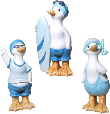 Produktbild von 3er Set Bade-Ente stehend, sortiert