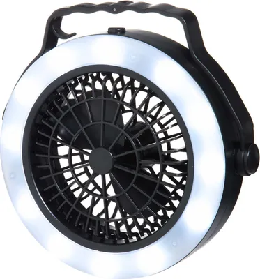 Produktbild von Campinglaterne mit Ventilator, batteriebetrieben, 12 LEDs