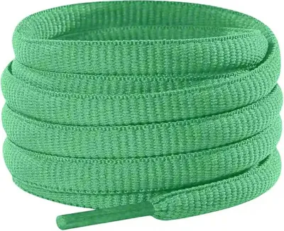 Ovale Schnürsenkel für Laufschuhe - Grün Mint - 130 cm