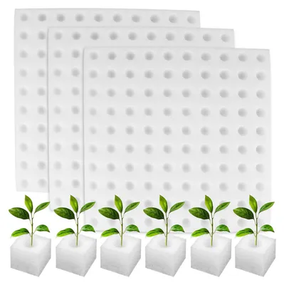 Productafbeelding van Hydrocultuur sponsjes - Voor het kweken van planten - 300 stuks