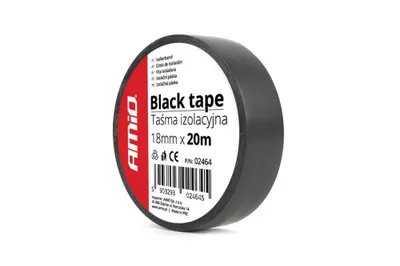 Obrázek produktu pro Izolační páska, černá 18 mm x 20 m (1 kus)