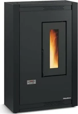 Image de La Nordica Luisella 5.0 Maxi Pellet Stove 7kW Cast Iron Black A+ 201 m³