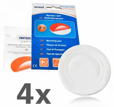 Produktbild von NEMAXX® Rauchmelder-Befestigungspad Ø 80 mm, 4 Stück – 3M Klebepad High-Tack selbstklebend, ohne Bohren – für Rauch-, Brand-, CO- & Thermomelder
