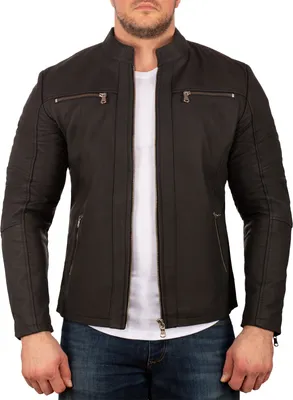 Produktbild von Reichstadt Herren ECHTLEDER Jacke 20RS20LUX Grau - Gunmetal Zipper L