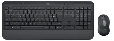 Obrázok produktu pre Logitech 920-011001, Bezdrôtový, Bluetooth, Membránový spínač kláves, AZERTY, Grafit, Obsahuje myš