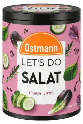 Productafbeelding van Ostmann Lets Do Salat kruidenzout, aromatisch en knapperig, verpakking 55g