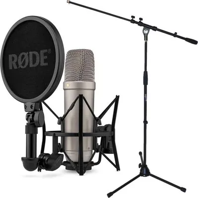 Produktbild von Rode NT1 5th Generation XLR USB Mikrofon mit Stativ