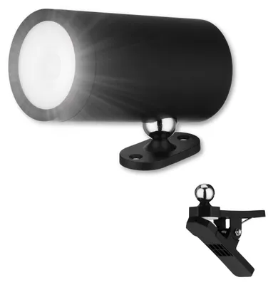 Image de REV LED Lampe à clip à batterie, IP54, noir, avec détecteur de mouvement