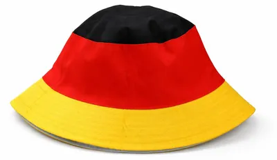 Produktbild von Sonnenhut Deutschland Fanartikel Schwarz Rot Gold Fußball EM WM Sommerfest Zubehör