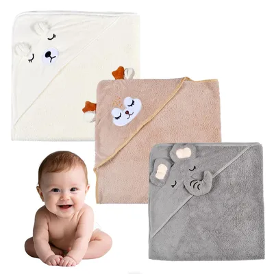 Productafbeelding van Baby Badcape van , Zacht en Absorberend