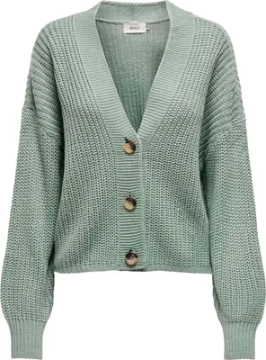 Produktbild von ONLY Kurze Strickjacke Langarm V-Ausschnitt Knitted Cardigan ONLCAROL Größe: XS