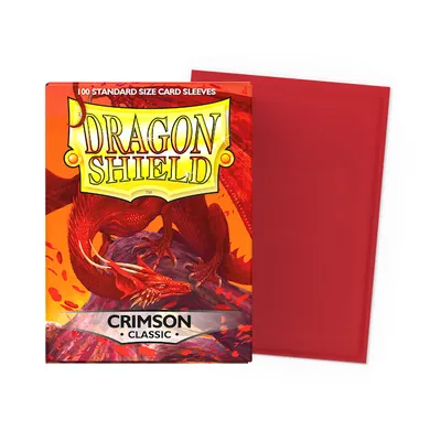 Produktbild von Dragon Shield Standard Sleeves - Crimson (100 Sleeves)
