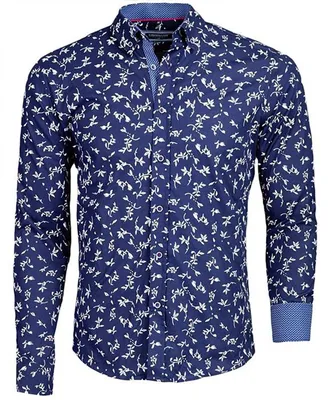 Produktbild von Brandneu Designer Hemd CARISMA Navy CRM8434 S
