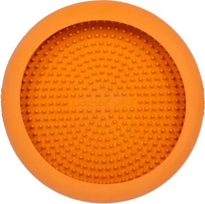 Immagine prodotto di LickiMat UFO - Tappetino per cani Slowfeeder ø 19 cm, colore:arancione