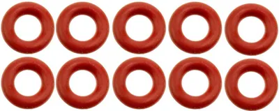 Produktbild von 10x O-Ring 6x3mm Rot Silikon Dichtung Innen 6mm Außen 12mm