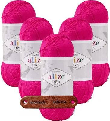 Produktbild von 5 x ALIZE DIVA FINE 149 MIT LABEL