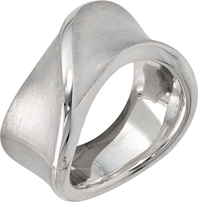 Produktbild von Breiter Ring Silberring aus 925 Silber Echtsilber Fingerschmuck Damen Innenumfang 60mm  Ø19.1mm