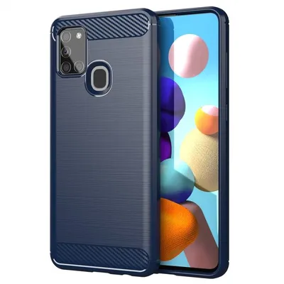 Immagine prodotto di Custodia Cadorabo per Samsung Galaxy A21s in TPU blu protettivo custodia cover telefono cellulare