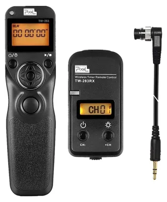 Productafbeelding van Draadloze camera remote trigger afstandsbediening timer met 80 meter bereik