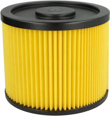 Produktbild von vhbw Faltenfilter kompatibel mit Einhell Duo 1250, Duo 30, BT-VC 1500 SA, Duo 1300 A, BT-VC 1500 SA 5, DUO 1300 Staubsauger - Patronenfilter Gelb