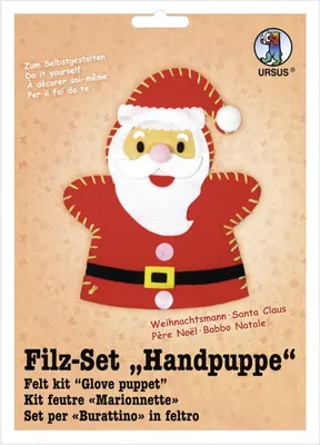 Produktbild von Filz-Set Handpuppe Weihnachtsmann