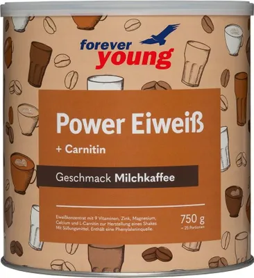 Produktbild von Forever Young Dr. Strunz Power Eiweiß Plus – 750 g Milchkaffee