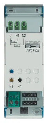 Produktbild von Bticino F428 Tasterschnittstelle 2-fach Reg