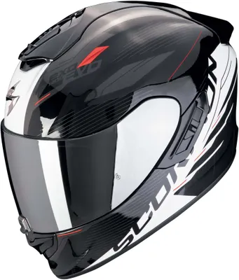 Produktbild von Scorpion Exo-1400 Evo 2 Air Luma Helm, schwarz/weiß, 2XL (63/64)