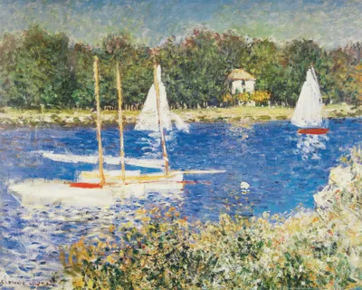 Produktbild von Claude Monet Kunstdruck Bild - Das Seinebecken Bei Argenteuil, 1874 (40 x 50 cm)